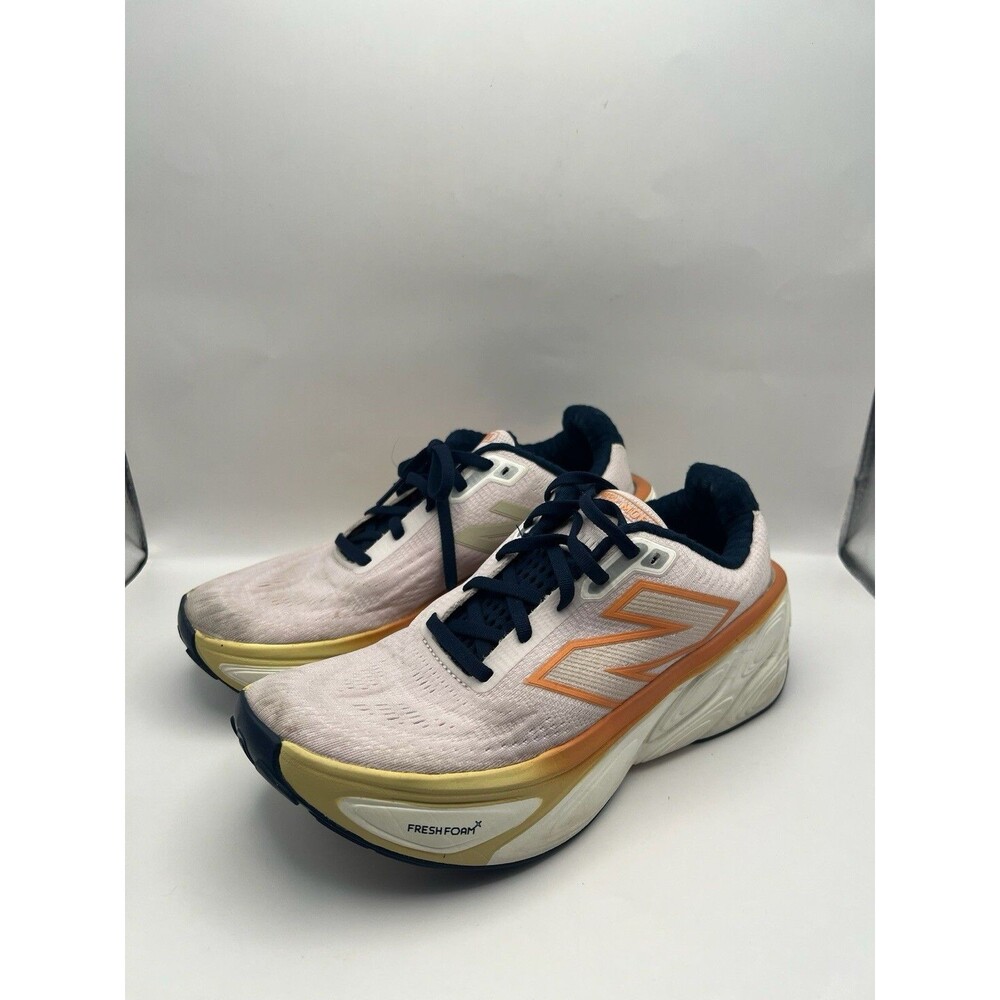 New Balance Athletic Shoes - White, Orange,  Navy - Picture 4 of 10
